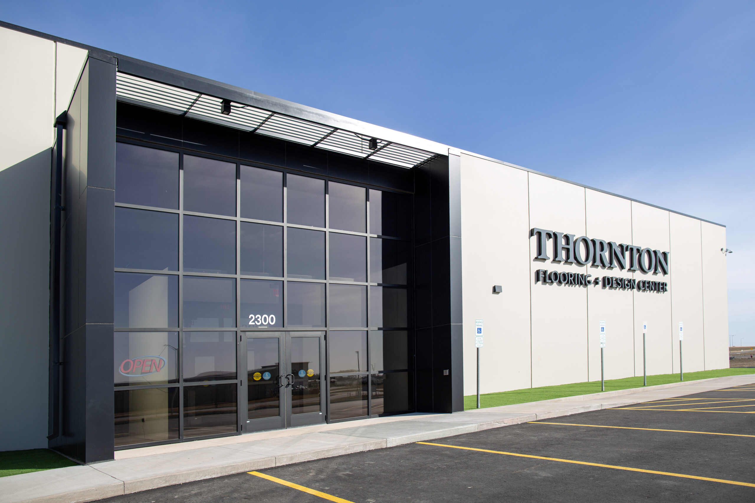 Thornton Flooring building in the sun