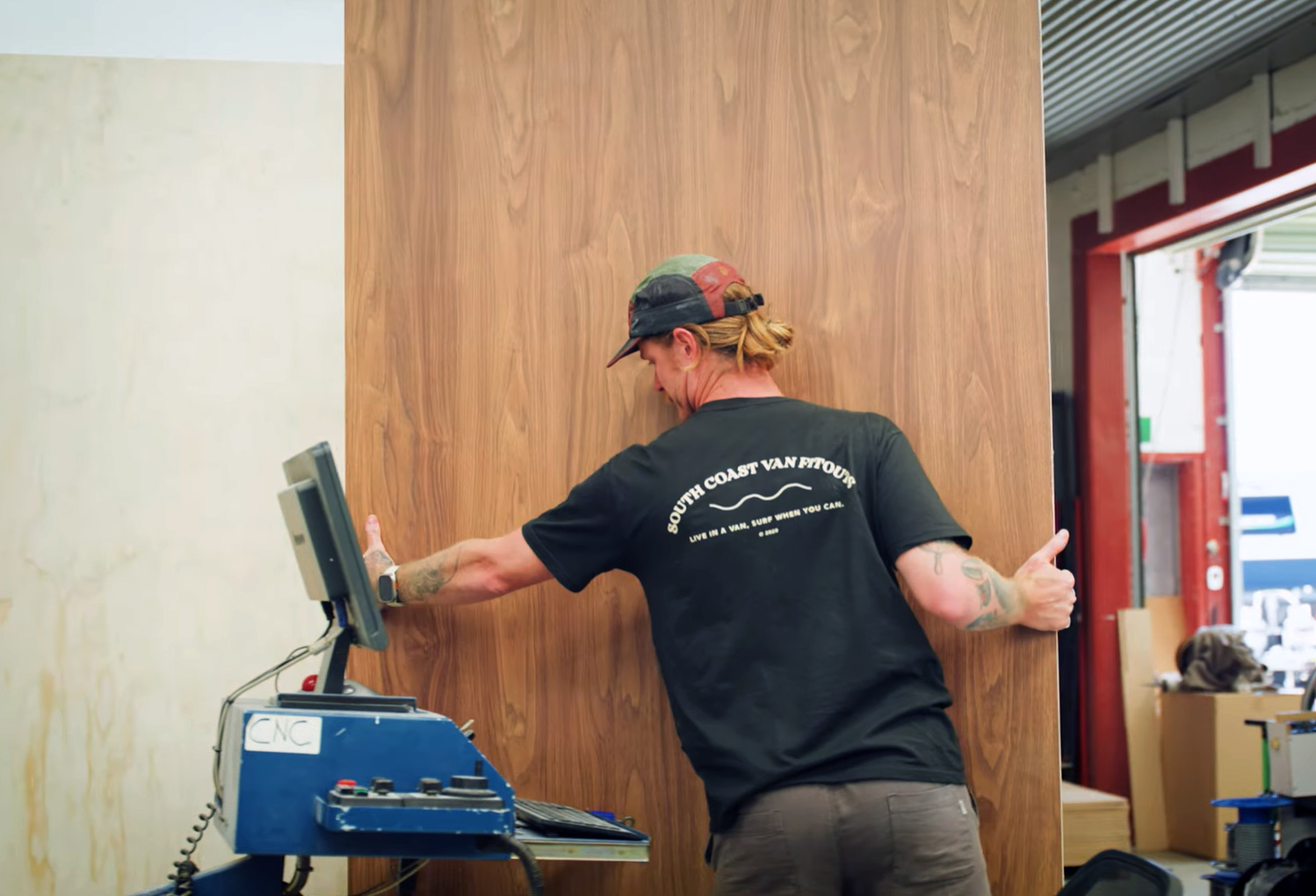 A man working in a factory